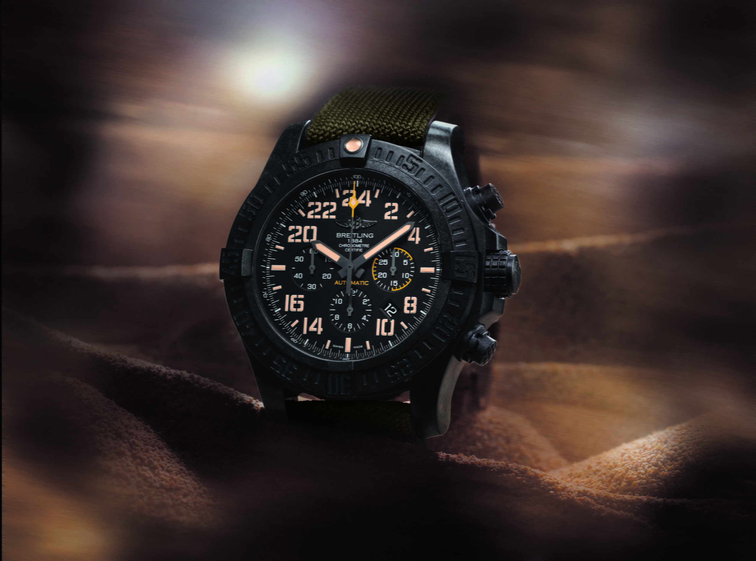 Breitling avenger hurricane military limited online edition