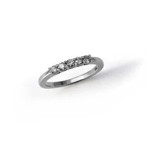 0.40CT Diamond Half Eternity Ring